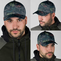 Guatemala Quetzal Bird Pattern Classic Cap Embroidery Effect