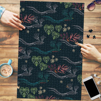 Guatemala Quetzal Bird Pattern Puzzle Embroidery Effect
