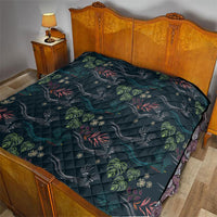 Guatemala Quetzal Bird Pattern Quilt Embroidery Effect
