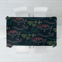 Guatemala Quetzal Bird Pattern Tablecloth Embroidery Effect