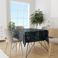 Guatemala Quetzal Bird Pattern Tablecloth Embroidery Effect