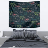 Guatemala Quetzal Bird Pattern Tapestry Embroidery Effect