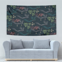 Guatemala Quetzal Bird Pattern Tapestry Embroidery Effect