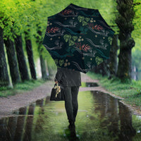 Guatemala Quetzal Bird Pattern Umbrella Embroidery Effect