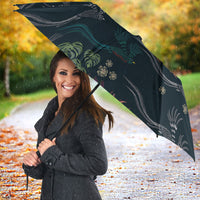 Guatemala Quetzal Bird Pattern Umbrella Embroidery Effect