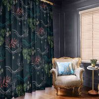 Guatemala Quetzal Bird Pattern Window Curtain Embroidery Effect