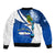 El Salvador Independence Day Bomber Jacket Motmot With Flor De Izote - Wonder Print Shop