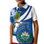 El Salvador Independence Day Kid Polo Shirt Motmot With Flor De Izote - Wonder Print Shop