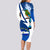 El Salvador Independence Day Long Sleeve Bodycon Dress Motmot With Flor De Izote - Wonder Print Shop