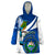 El Salvador Independence Day Wearable Blanket Hoodie Motmot With Flor De Izote - Wonder Print Shop