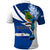 Personalised El Salvador Independence Day Polo Shirt Motmot With Flor De Izote - Wonder Print Shop