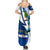 Personalised El Salvador Independence Day Summer Maxi Dress Motmot With Flor De Izote - Wonder Print Shop