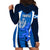 Scotland Rugby Hoodie Dress Thistle With Scottish Lion - Wonder Print Shop