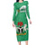 Personalized Nigeria Long Sleeve Bodycon Dress Jamhuriyar Tarayyar Najeriya - Wonder Print Shop