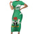 Personalized Nigeria Short Sleeve Bodycon Dress Jamhuriyar Tarayyar Najeriya - Wonder Print Shop