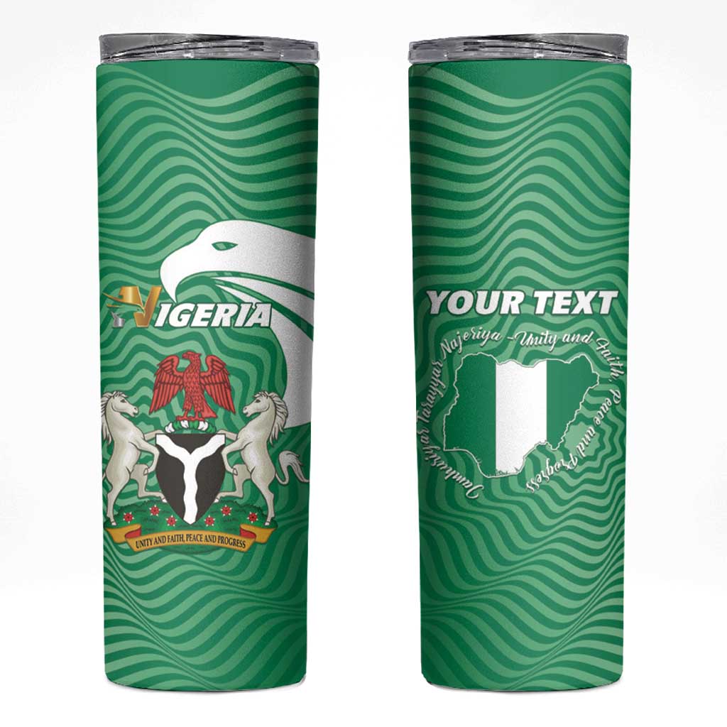 Personalized Nigeria Skinny Tumbler Jamhuriyar Tarayyar Najeriya