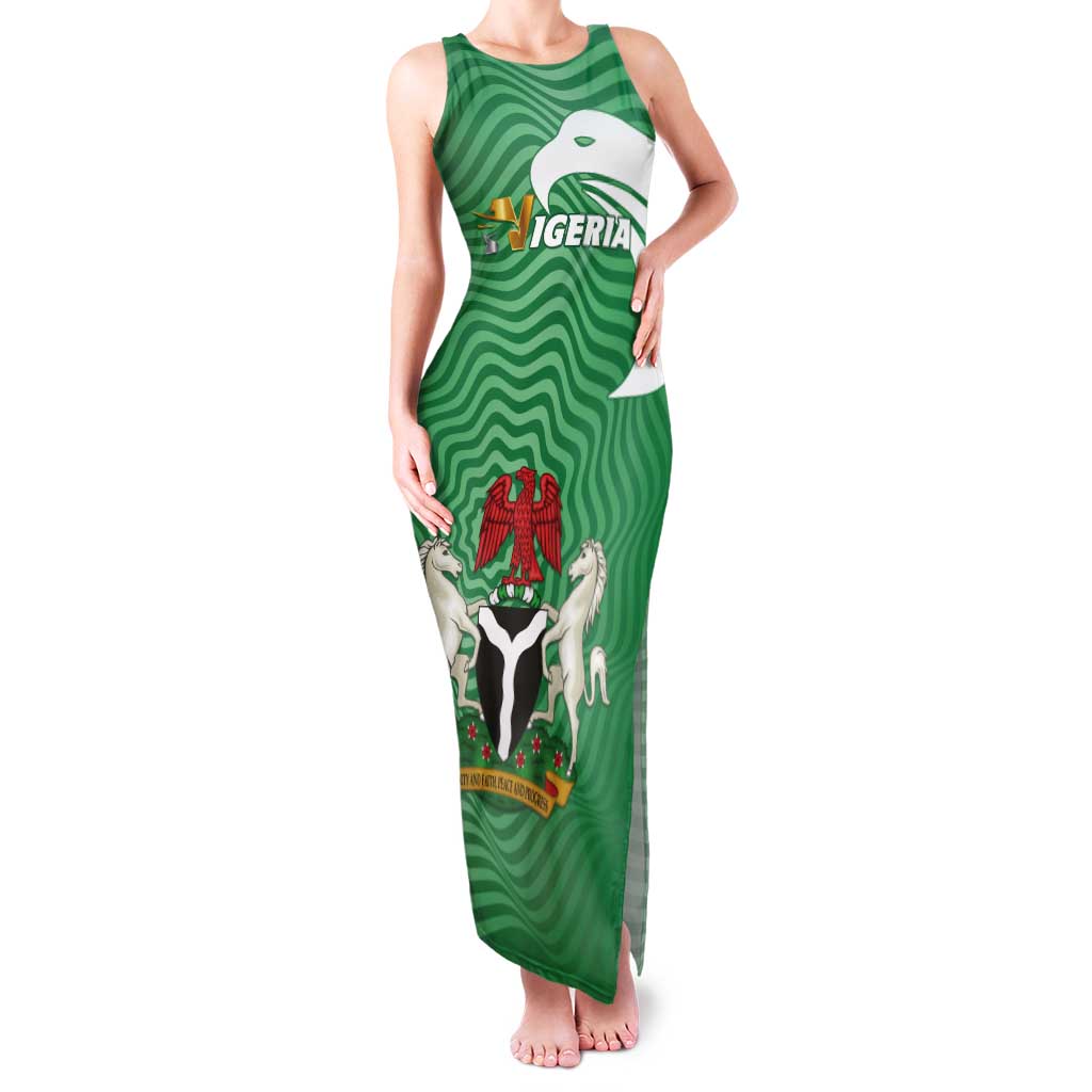 Personalized Nigeria Tank Maxi Dress Jamhuriyar Tarayyar Najeriya - Wonder Print Shop