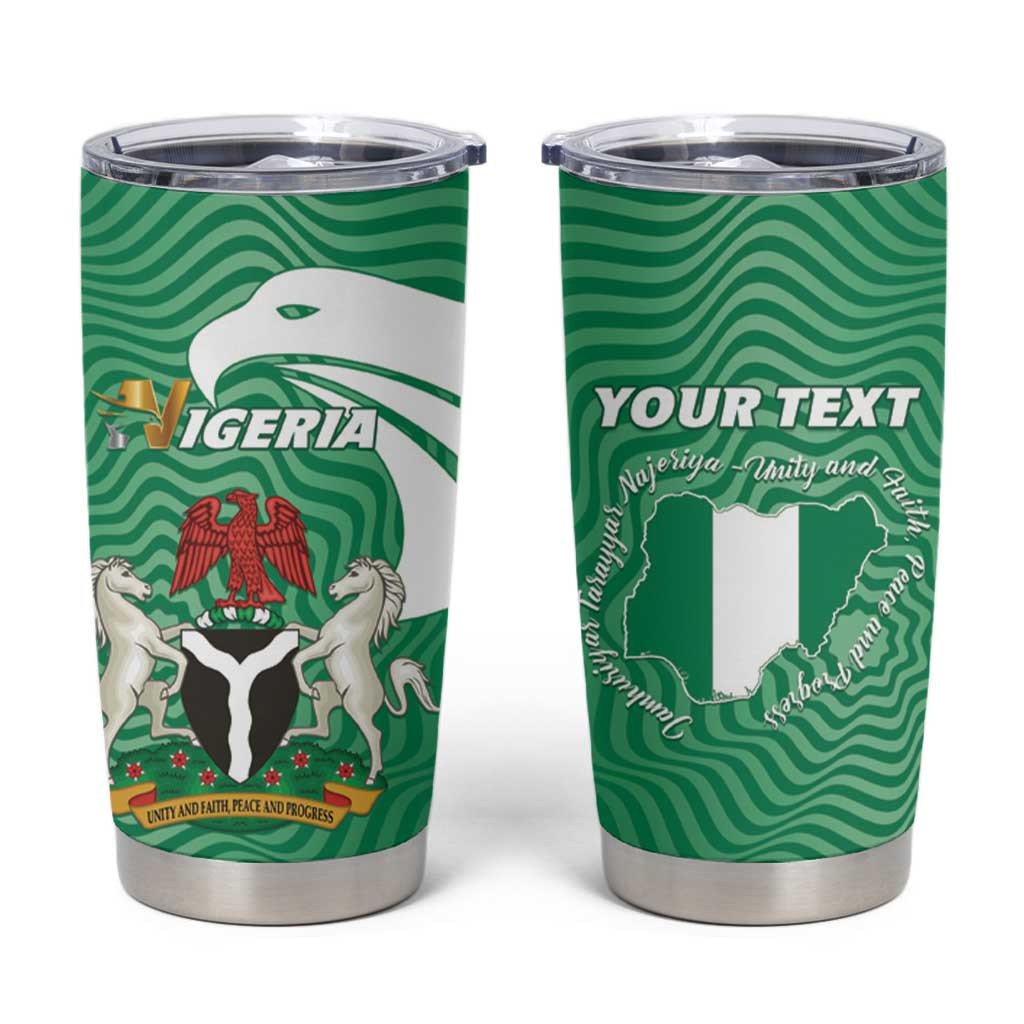 Personalized Nigeria Tumbler Cup Jamhuriyar Tarayyar Najeriya