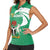 Personalized Nigeria Women Sleeveless Polo Shirt Jamhuriyar Tarayyar Najeriya - Wonder Print Shop