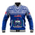 Samoa Rugby Baseball Jacket Manu Samoa Polynesian Tatoo Pattern - Wonder Print Shop