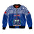 Samoa Rugby Bomber Jacket Manu Samoa Polynesian Tatoo Pattern - Wonder Print Shop