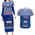 Samoa Rugby Couples Matching Long Sleeve Bodycon Dress and Hawaiian Shirt Manu Samoa Polynesian Tatoo Pattern - Wonder Print Shop