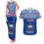 Samoa Rugby Couples Matching Tank Maxi Dress and Hawaiian Shirt Manu Samoa Polynesian Tatoo Pattern - Wonder Print Shop