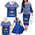 Samoa Rugby Family Matching Off Shoulder Long Sleeve Dress and Hawaiian Shirt Manu Samoa Polynesian Tatoo Pattern - Wonder Print Shop