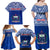 Samoa Rugby Family Matching Off Shoulder Maxi Dress and Hawaiian Shirt Manu Samoa Polynesian Tatoo Pattern - Wonder Print Shop