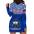 Samoa Rugby Hoodie Dress Manu Samoa Polynesian Tatoo Pattern - Wonder Print Shop