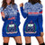 Samoa Rugby Hoodie Dress Manu Samoa Polynesian Tatoo Pattern - Wonder Print Shop