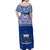 Samoa Rugby Off Shoulder Maxi Dress Manu Samoa Polynesian Tatoo Pattern - Wonder Print Shop