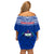 Samoa Rugby Off Shoulder Short Dress Manu Samoa Polynesian Tatoo Pattern - Wonder Print Shop