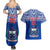 Custom Samoa Rugby Couples Matching Summer Maxi Dress and Hawaiian Shirt Manu Samoa Polynesian Tatoo Pattern - Wonder Print Shop