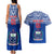 Custom Samoa Rugby Couples Matching Tank Maxi Dress and Hawaiian Shirt Manu Samoa Polynesian Tatoo Pattern - Wonder Print Shop