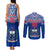 Custom Samoa Rugby Couples Matching Tank Maxi Dress and Long Sleeve Button Shirts Manu Samoa Polynesian Tatoo Pattern - Wonder Print Shop