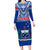 Custom Samoa Rugby Family Matching Long Sleeve Bodycon Dress and Hawaiian Shirt Manu Samoa Polynesian Tatoo Pattern - Wonder Print Shop