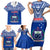 Custom Samoa Rugby Family Matching Short Sleeve Bodycon Dress and Hawaiian Shirt Manu Samoa Polynesian Tatoo Pattern - Wonder Print Shop