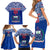 Custom Samoa Rugby Family Matching Short Sleeve Bodycon Dress and Hawaiian Shirt Manu Samoa Polynesian Tatoo Pattern - Wonder Print Shop