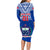 Custom Samoa Rugby Long Sleeve Bodycon Dress Manu Samoa Polynesian Tatoo Pattern - Wonder Print Shop