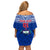 Custom Samoa Rugby Off Shoulder Short Dress Manu Samoa Polynesian Tatoo Pattern - Wonder Print Shop