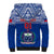 Custom Samoa Rugby Sherpa Hoodie Manu Samoa Polynesian Tatoo Pattern - Wonder Print Shop