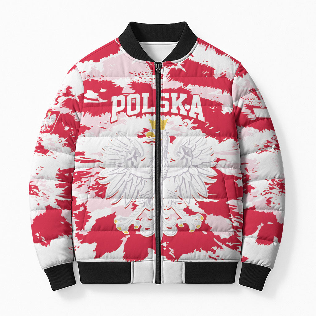 Personalized Rzeczpospolita Polska Bomber Puffer Jacket Happy Independence Day