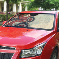 Polish Circle Pattern Auto Sun Shade Polska Traditional Pattern
