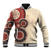 Polish Circle Pattern Baseball Jacket Polska Traditional Pattern
