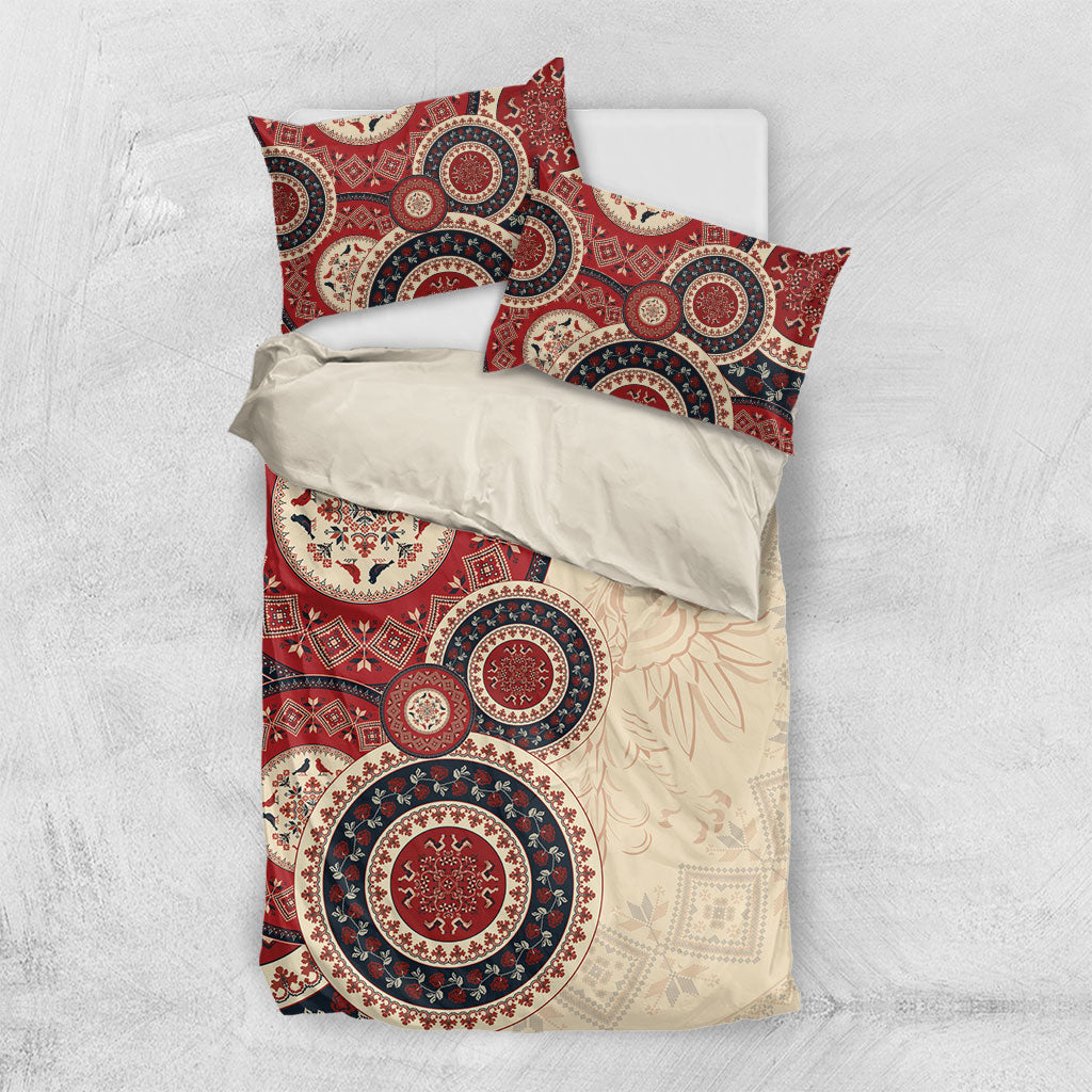 Polish Circle Pattern Bedding Set Polska Traditional Pattern