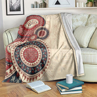 Polish Circle Pattern Blanket Polska Traditional Pattern