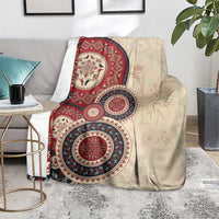 Polish Circle Pattern Blanket Polska Traditional Pattern