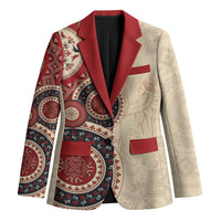 Polish Circle Pattern Blazer Polska Traditional Pattern