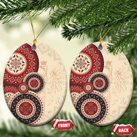 Polish Circle Pattern Ceramic Ornament Polska Traditional Pattern